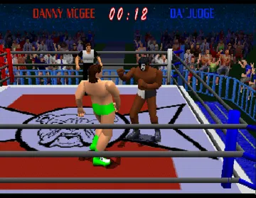 Power Move Pro Wrestling (US) screen shot game playing